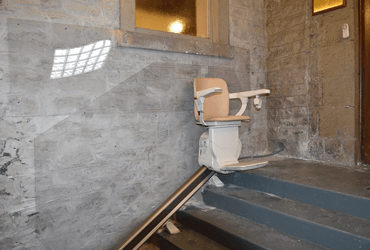 Siège d’escalier commercial