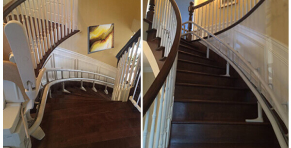 Un magnifique escalier bien agencé